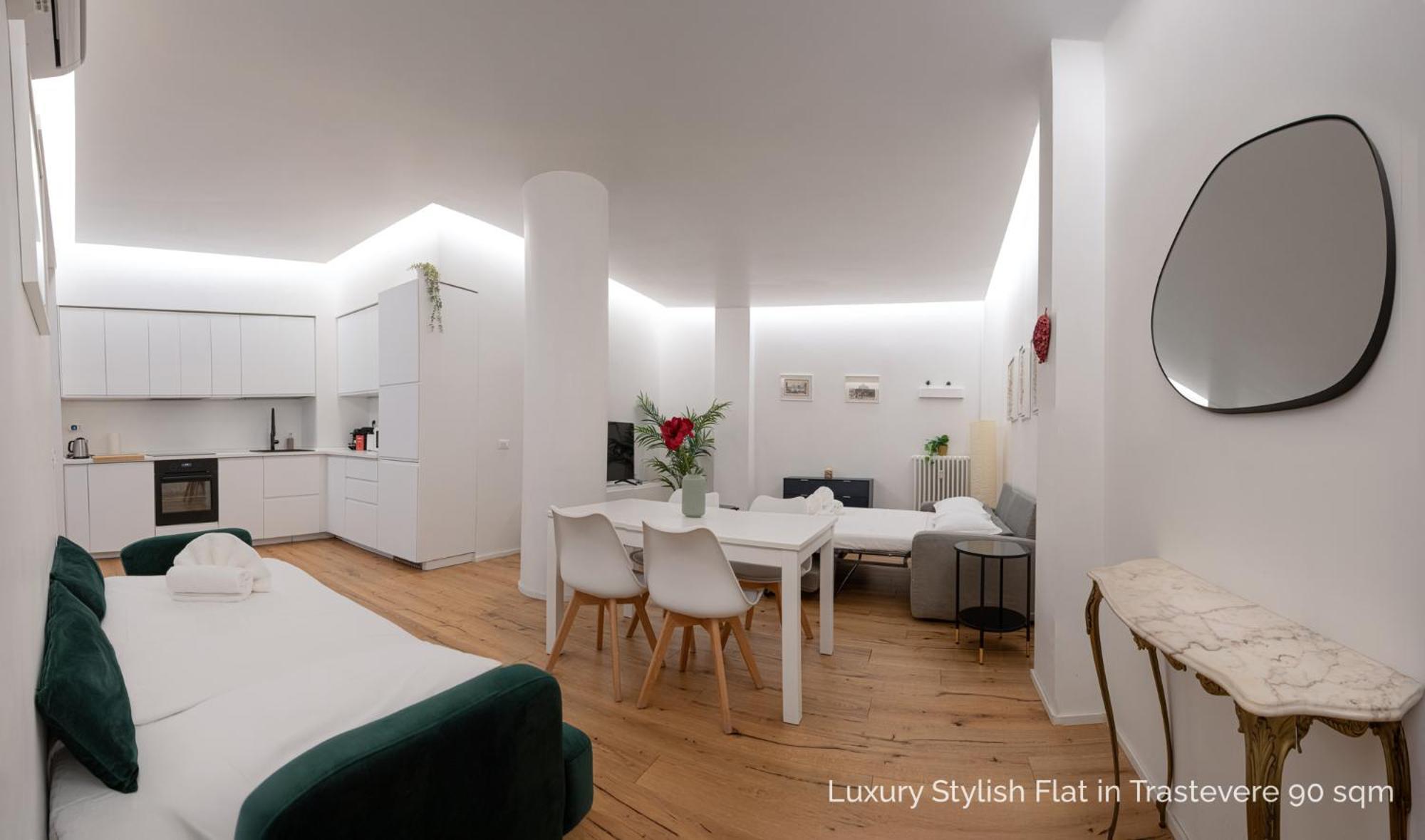 La Dolce - Luxury Stylish Flats In Trastevere 70-90sqm Lägenhet Rom