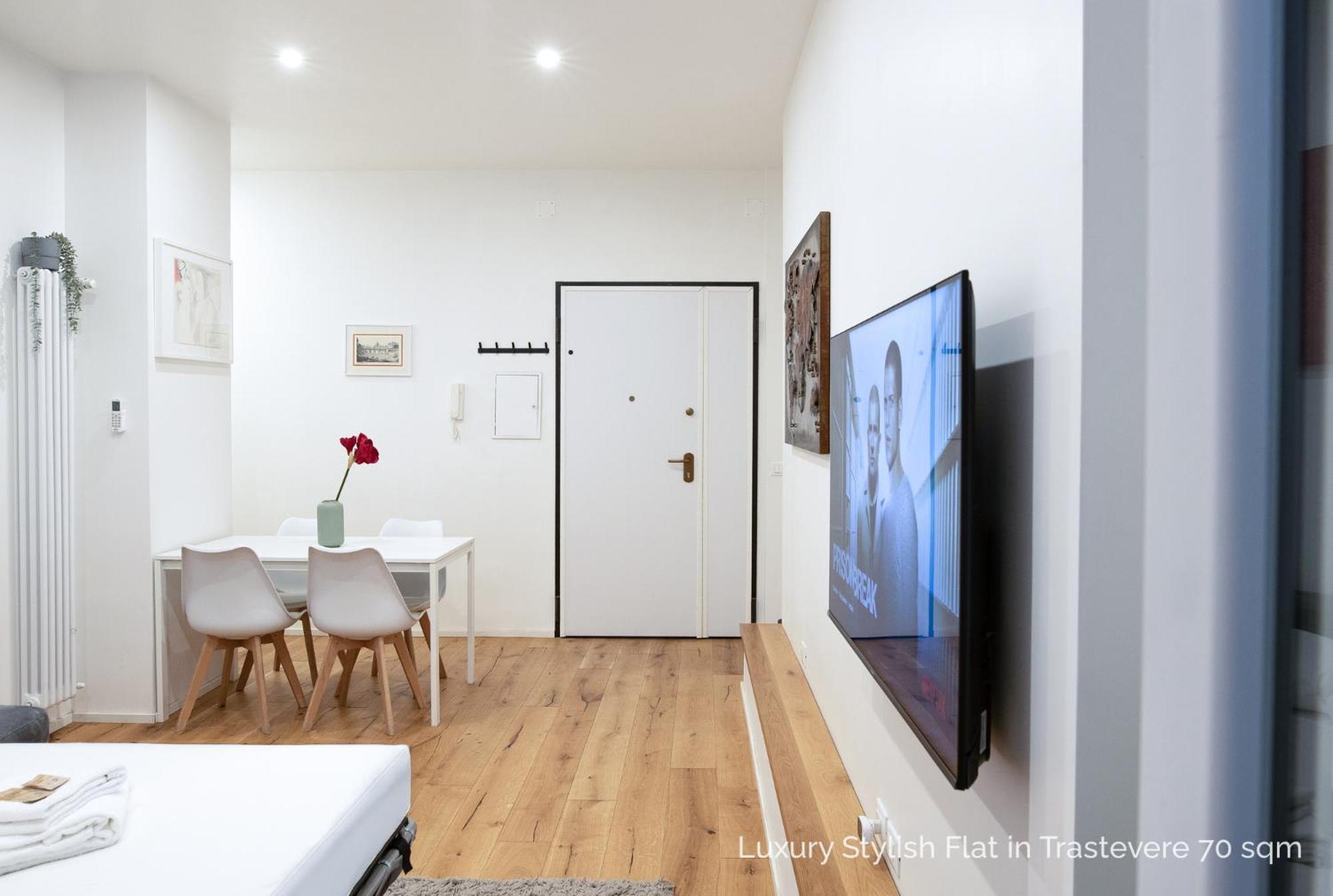 Lägenhet La Dolce - Luxury Stylish Flats In Trastevere 70-90sqm